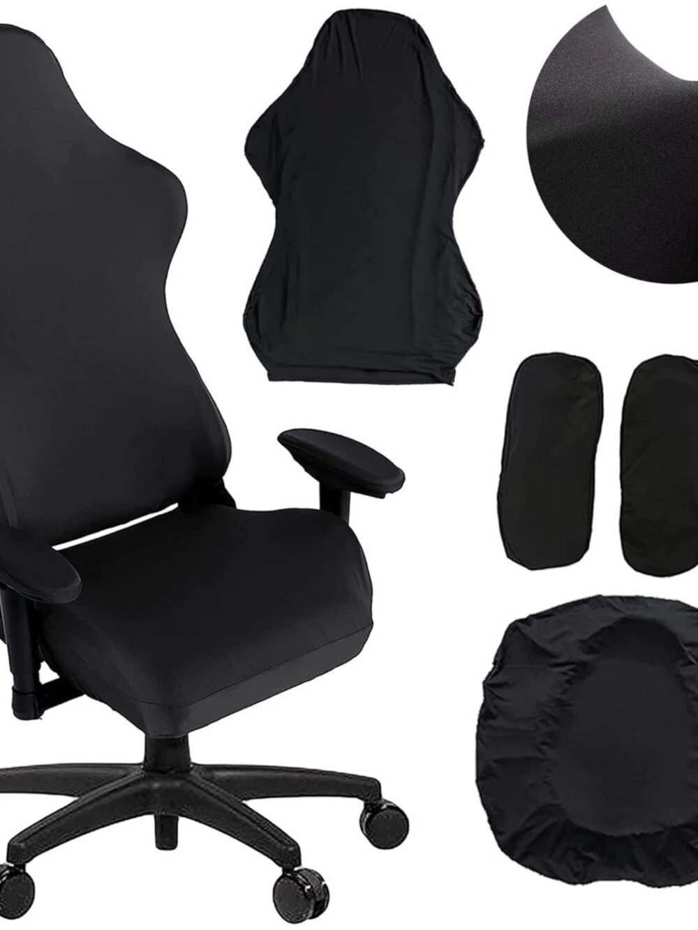 NarSea Gaming Chair Cover, Gaming Chair seat Cover 4pc/Set Office Chair Cover St